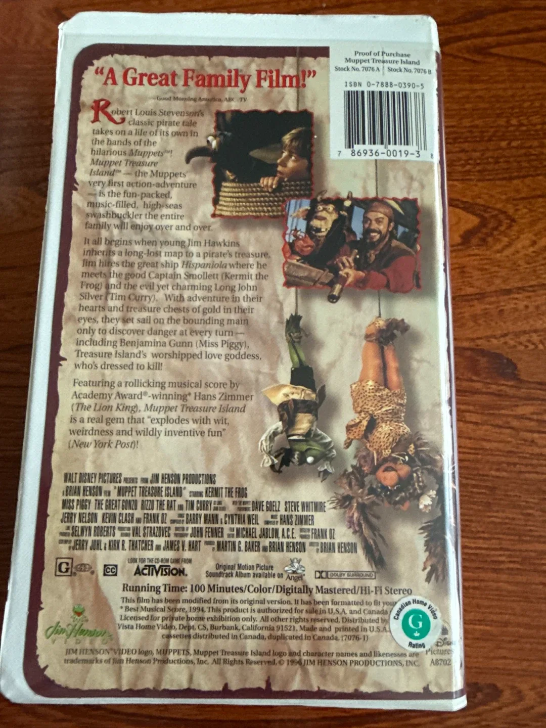 Muppet Treasure Island VHS Tape - Disney image indicator(2)