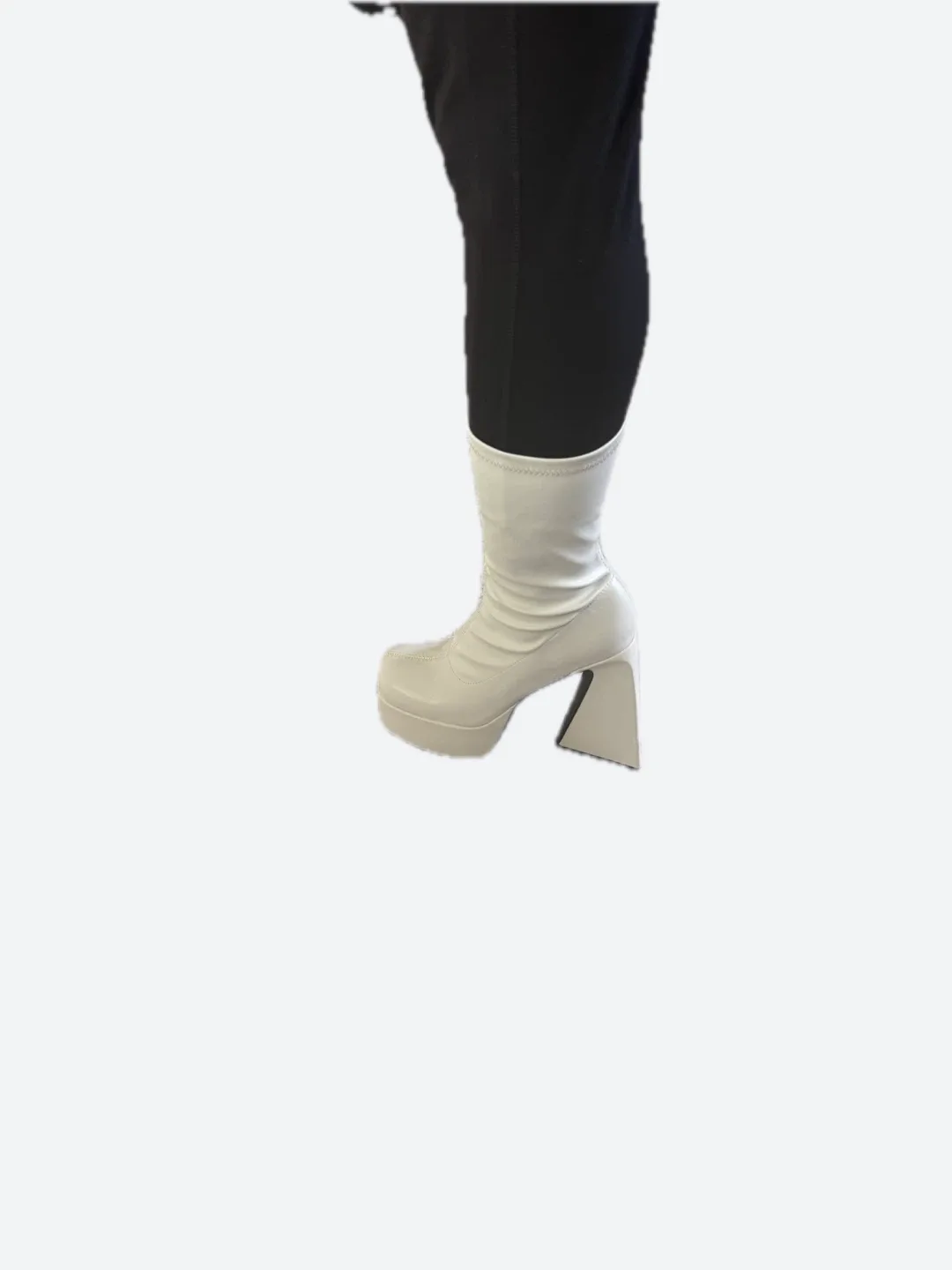 White Platform Boots