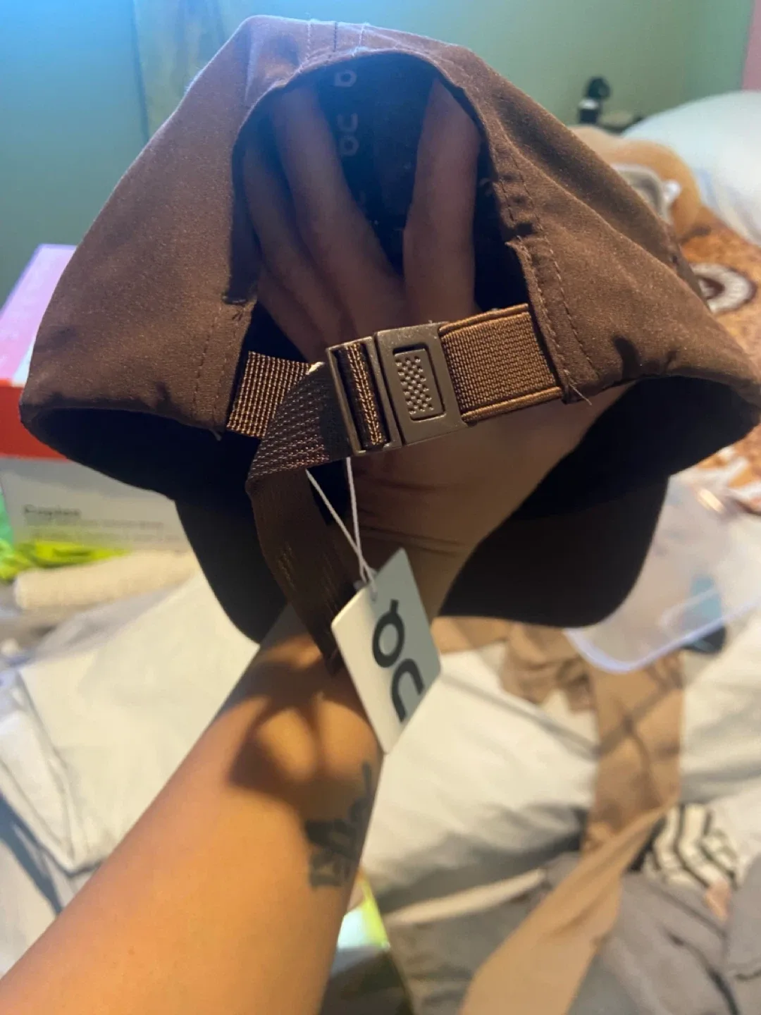 On Running Brown Baseball Cap