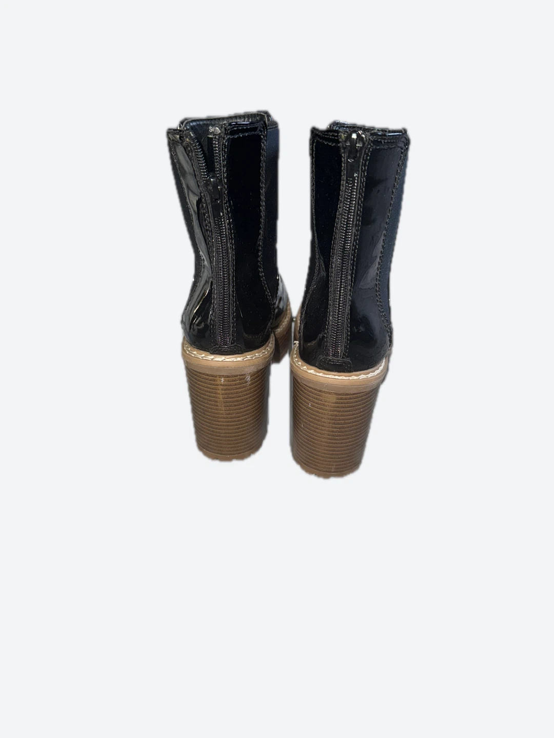 Black Patent Ankle Boots - photo 3