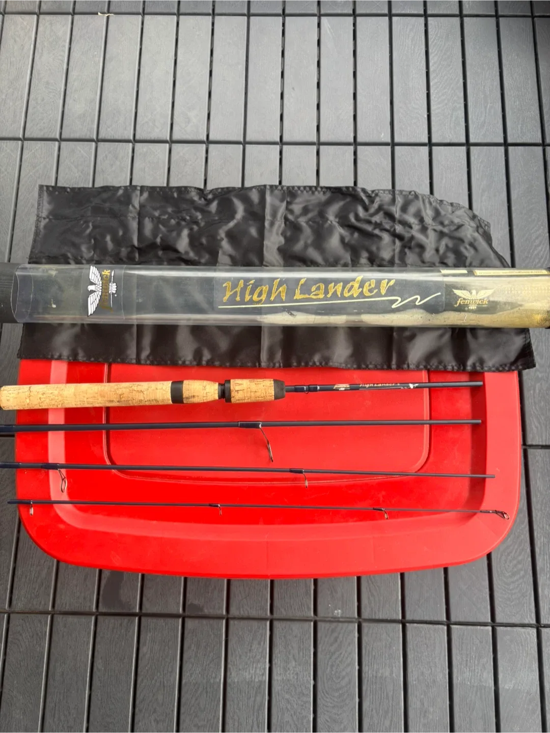 Fenwick High Lander II 7'0" Fishing Rod & Fenwick tackle box image indicator(2)