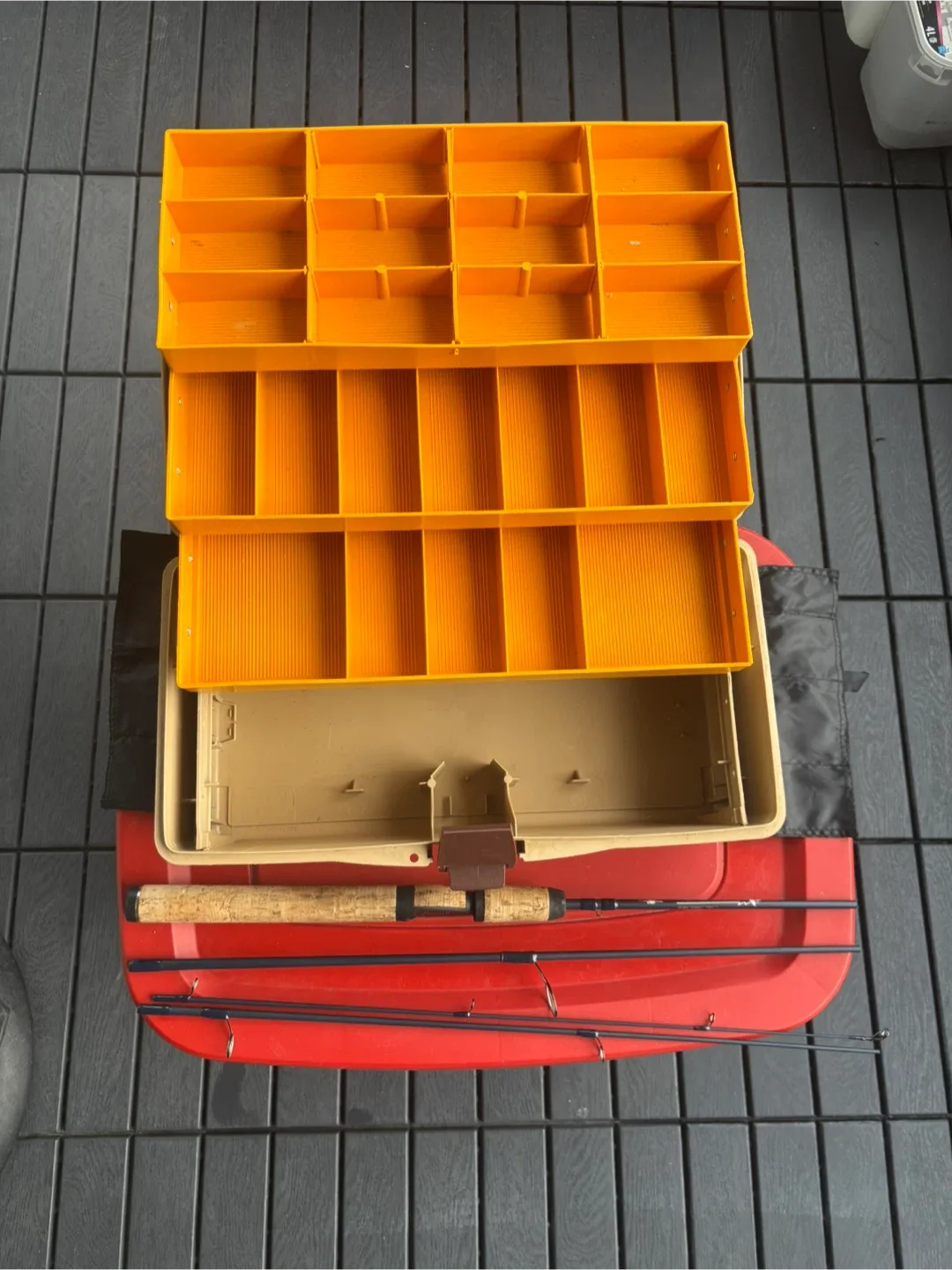 Fenwick High Lander II 7'0" Fishing Rod & Fenwick tackle box image indicator(7)