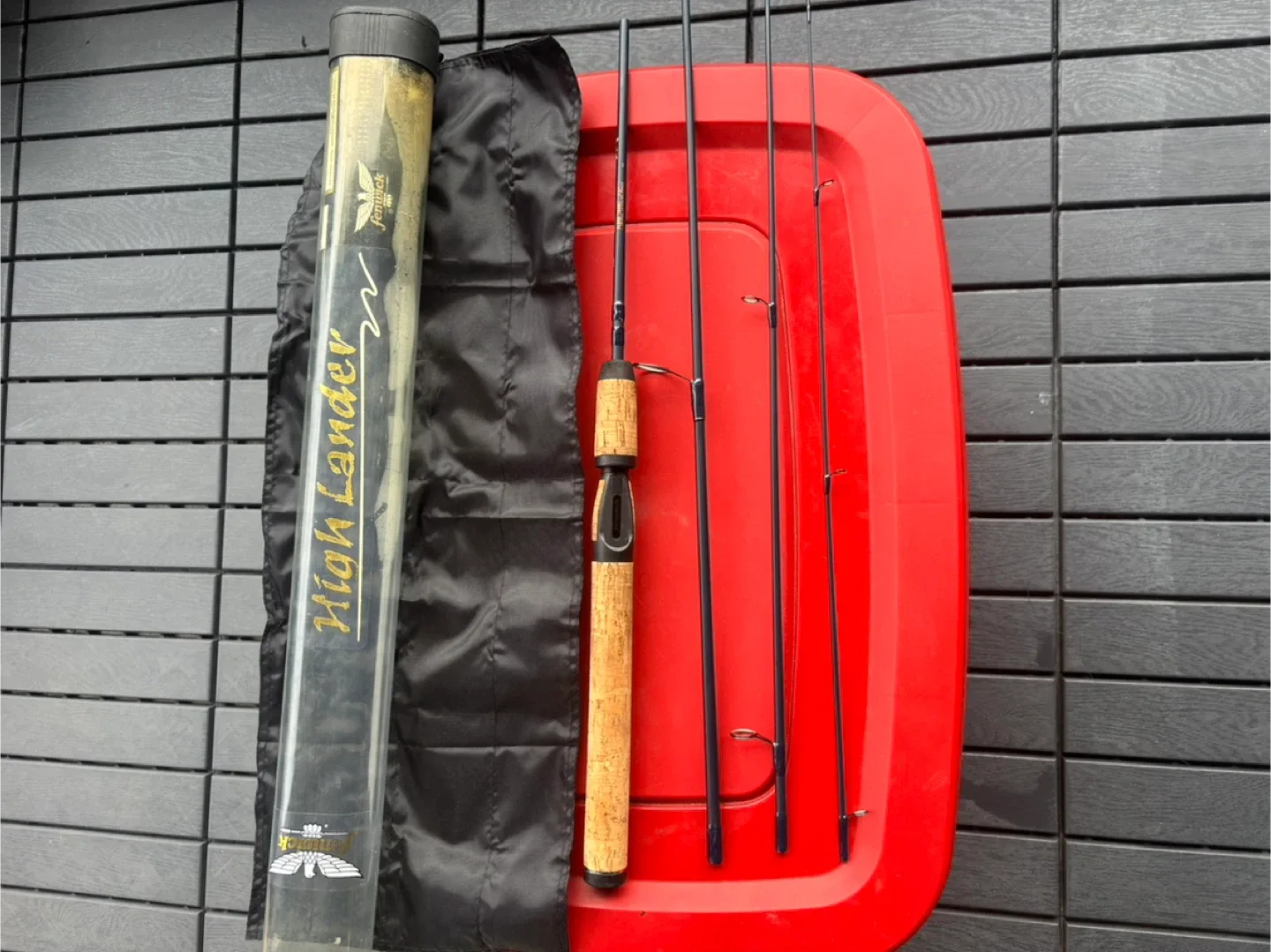 Fenwick High Lander II 7'0" Fishing Rod & Fenwick tackle box image indicator(8)