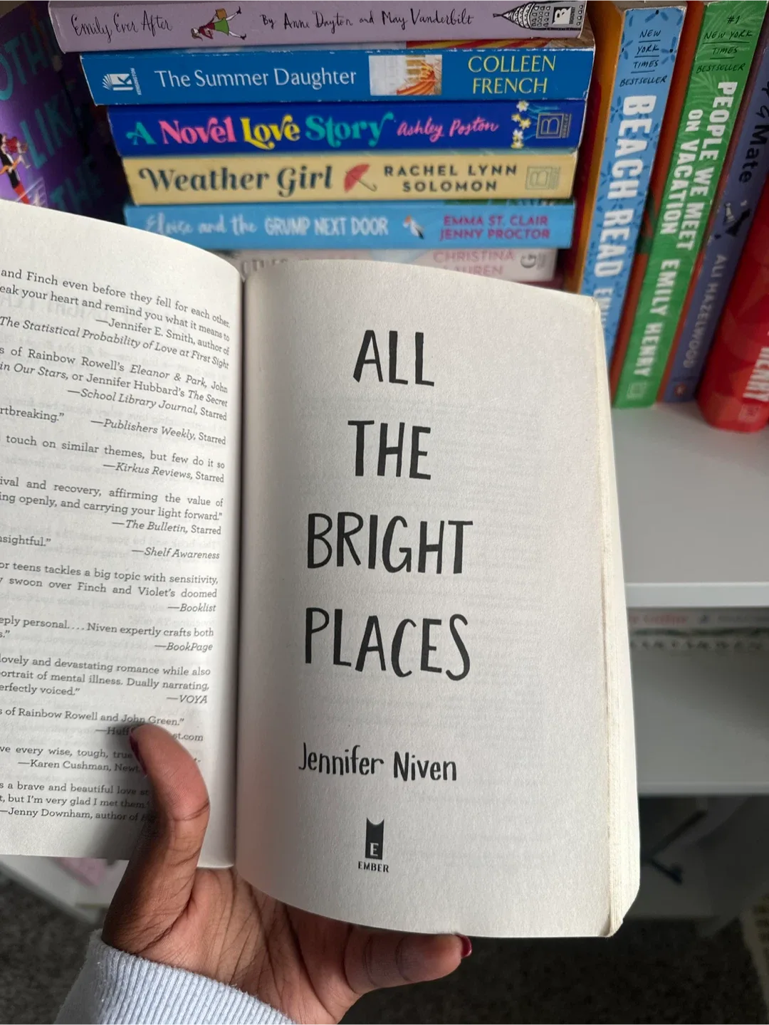 All the Bright Places by Jennifer Niven image indicator(6)