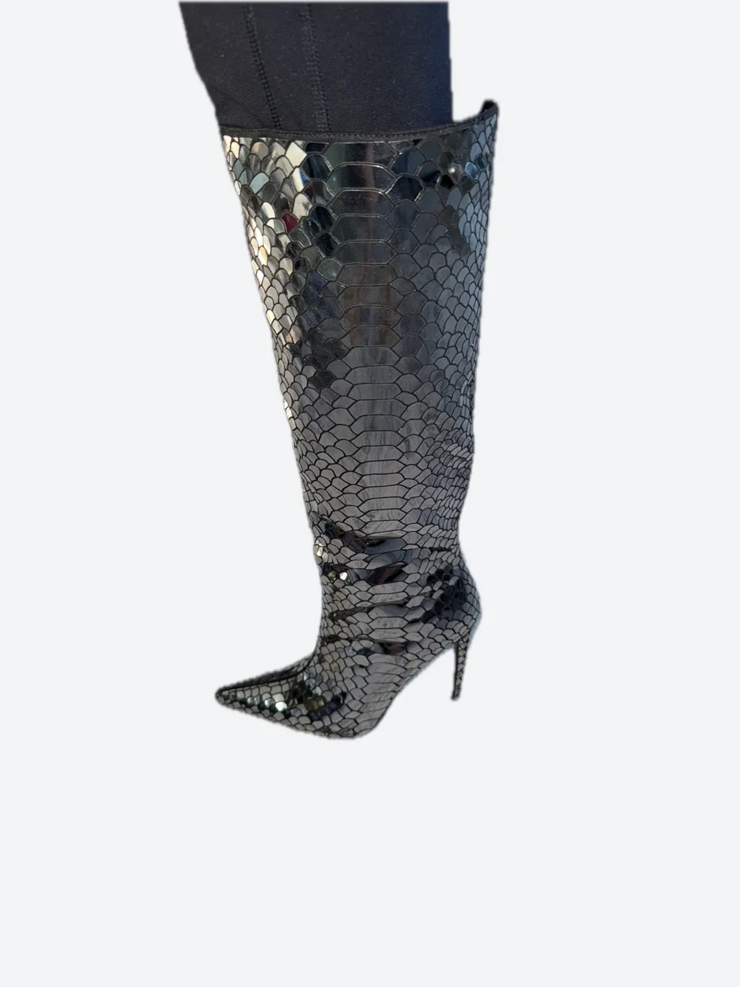 Thigh High Heel Boots - Size 8 image indicator(2)