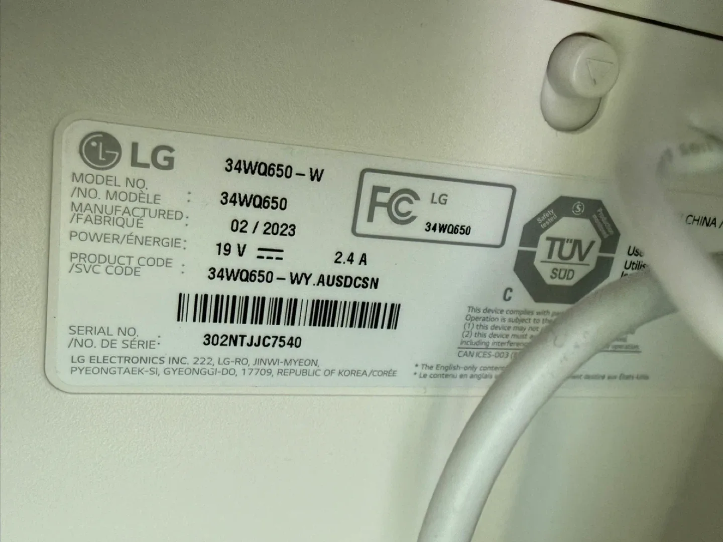LG 34-inch UltraWide Monitor image indicator(2)