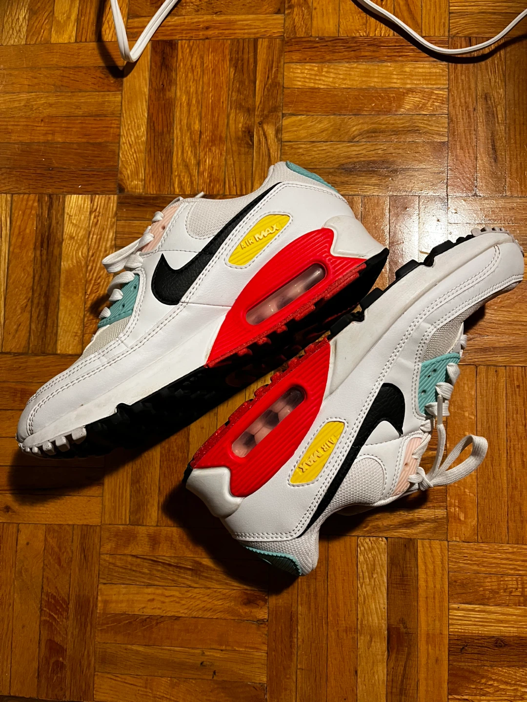 Nike Air Max 90 - White/Multi - US 7 - photo 2