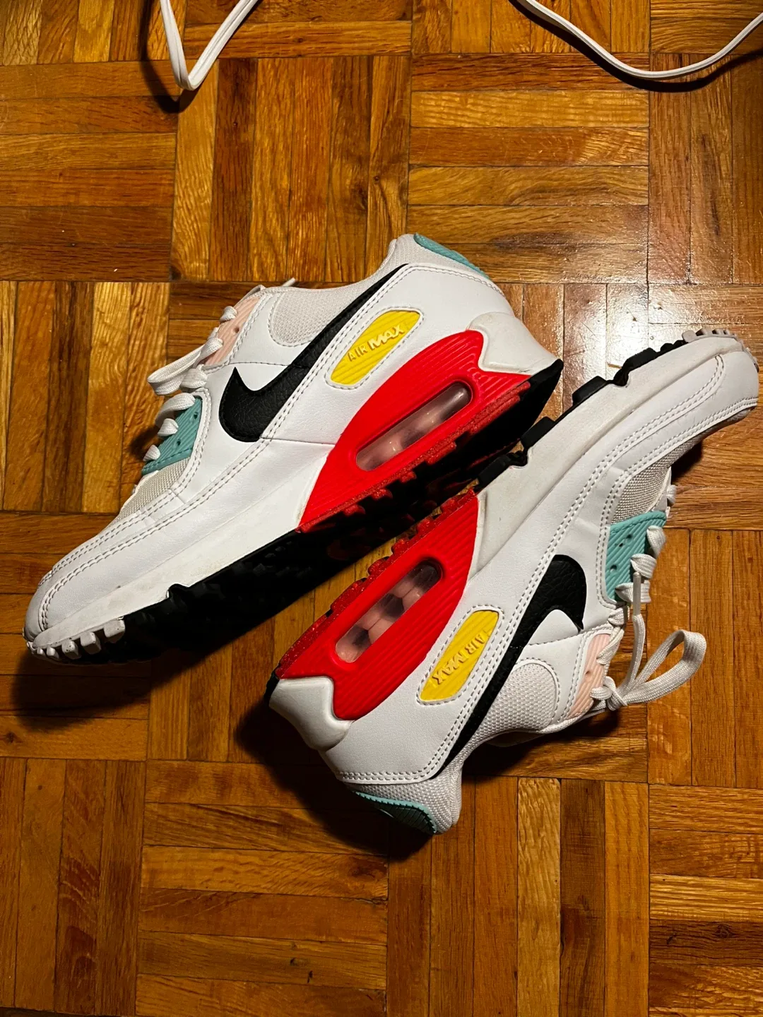 Nike Air Max 90 - White/Multi - US 7 image indicator(2)