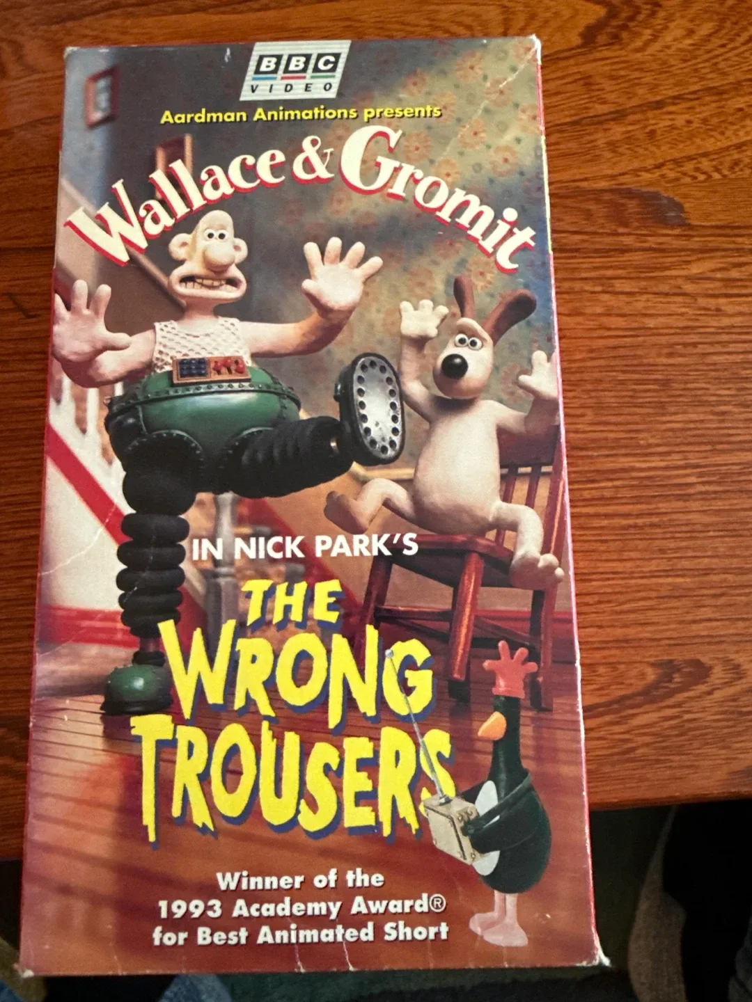 Wallace & Gromit: The Wrong Trousers VHS Tape