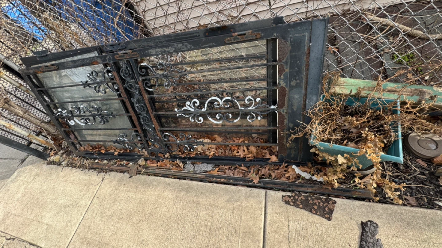 Scrap steel door free!!!!Wrought Iron Gate Panels