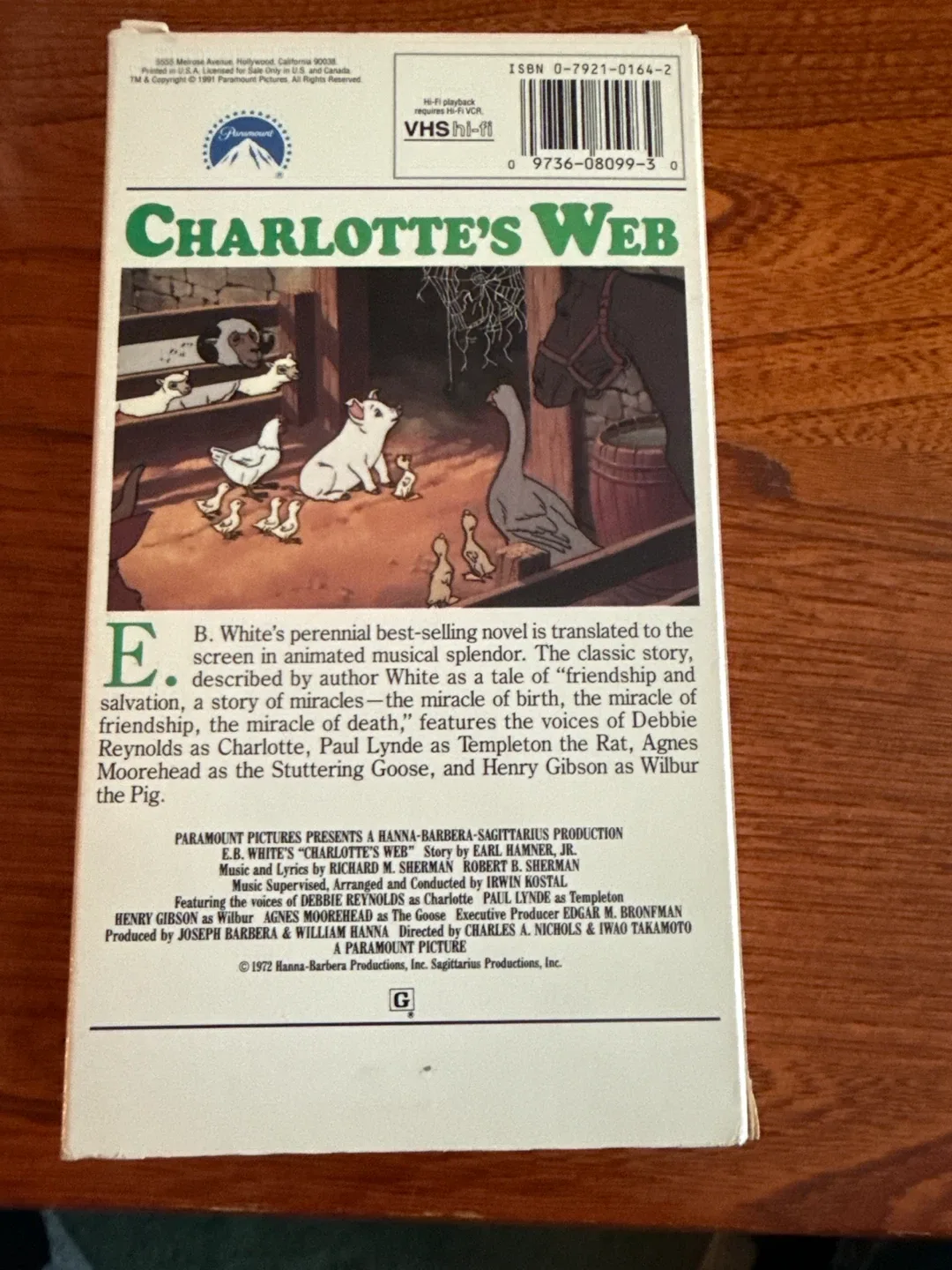 Charlotte's Web VHS Tape image indicator(2)