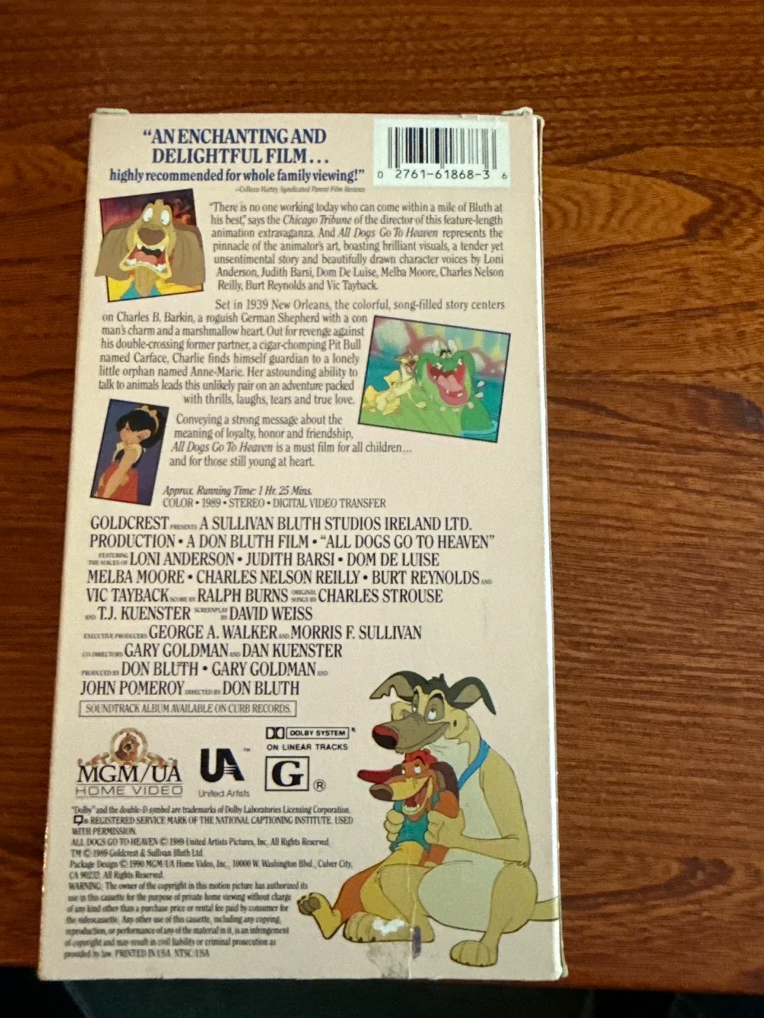 VHS Tape: Who Framed Roger Rabbit & All Dogs Go To Heaven image indicator(2)