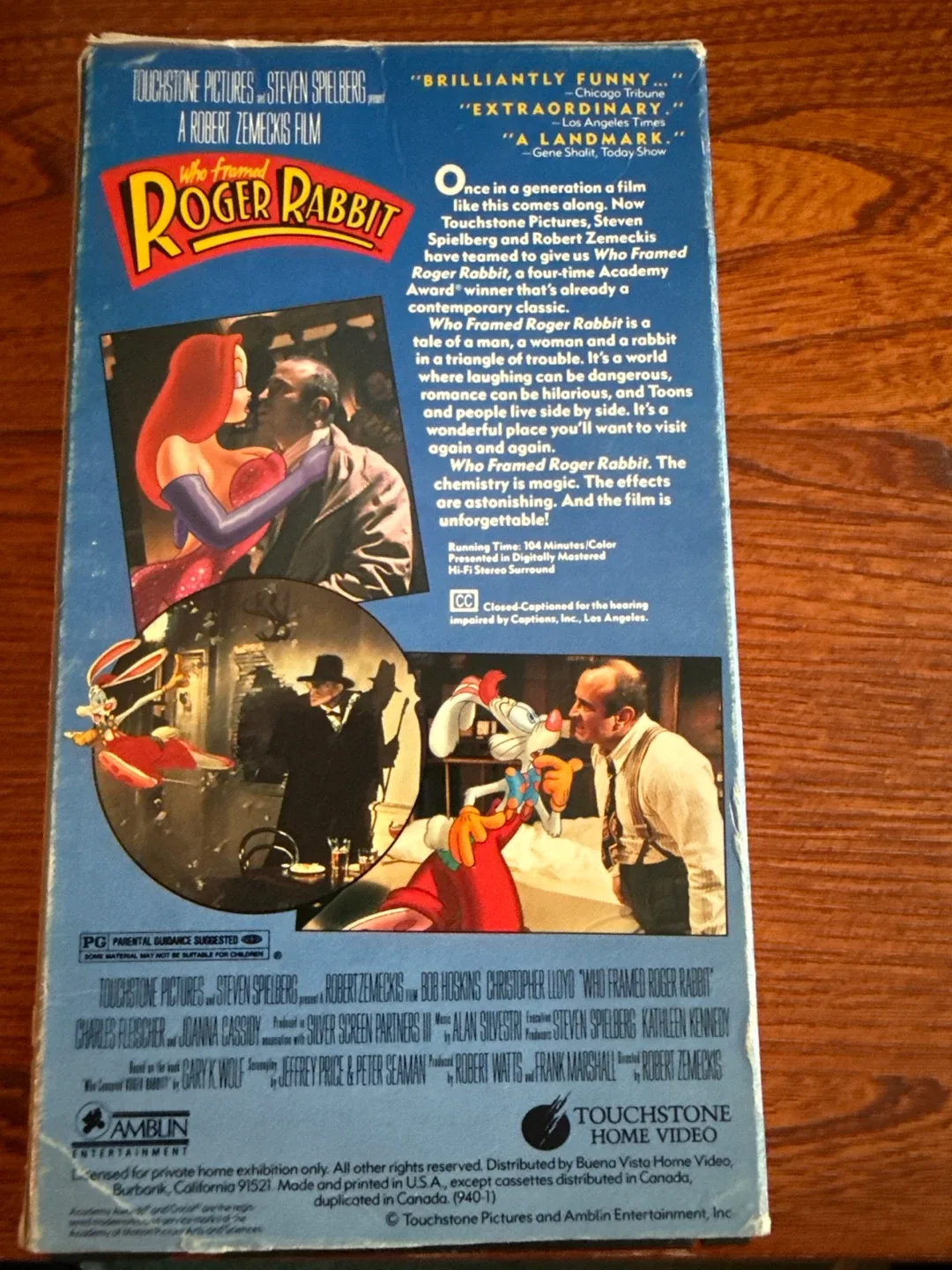 VHS Tape: Who Framed Roger Rabbit & All Dogs Go To Heaven image indicator(3)