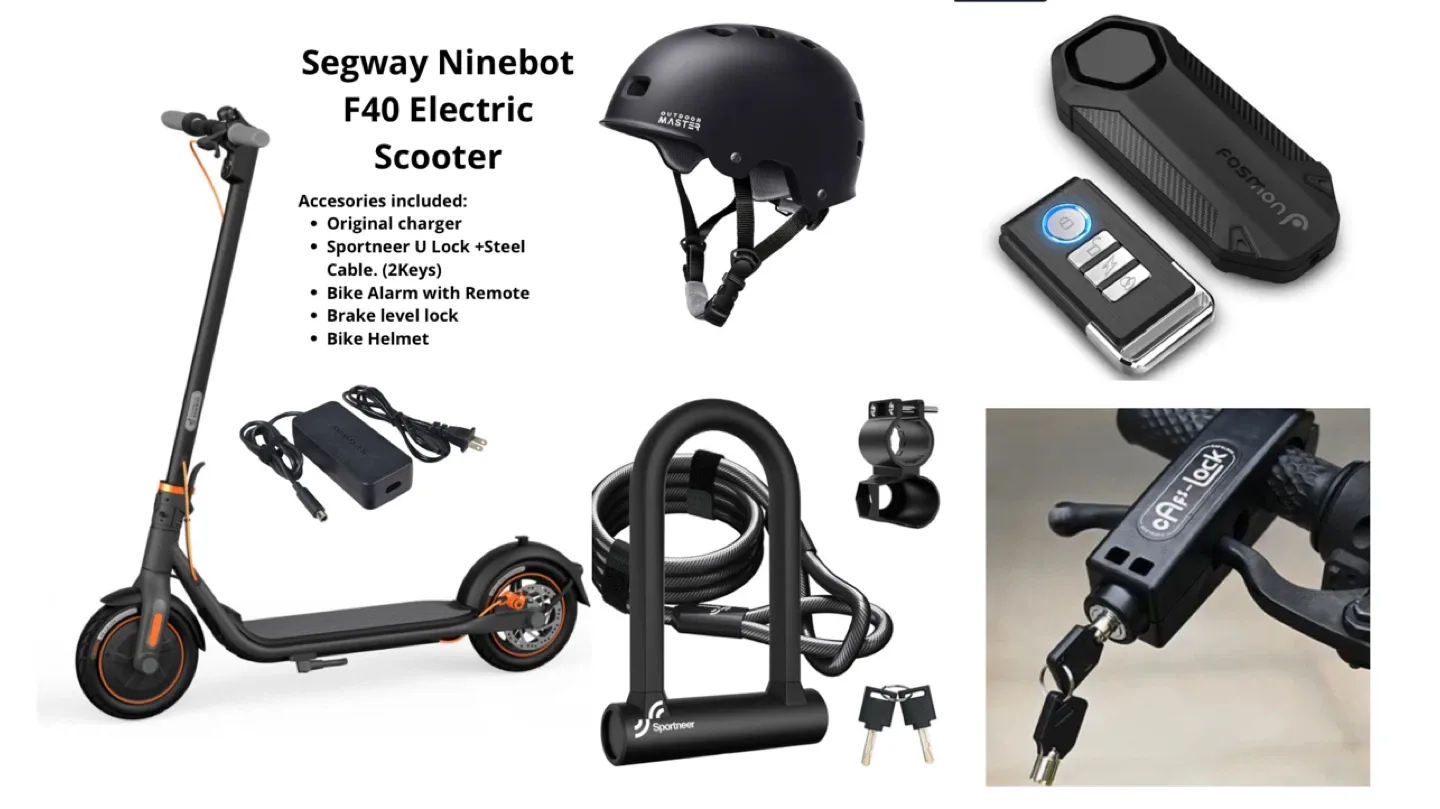 Segway Ninebot F40 Electric Scooter + Accessories image indicator(3)