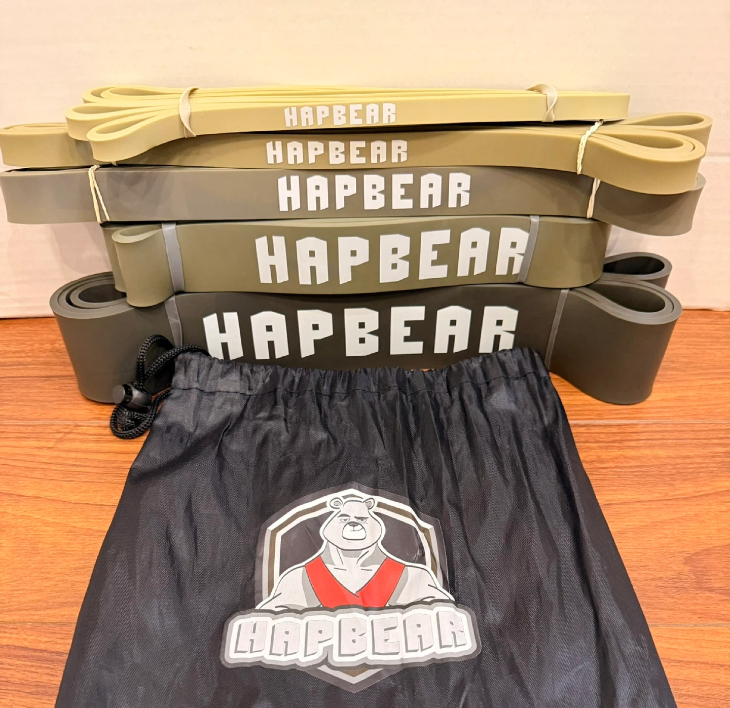 Hapbear Pull Up Resistance Bands Set - 5 Levels
