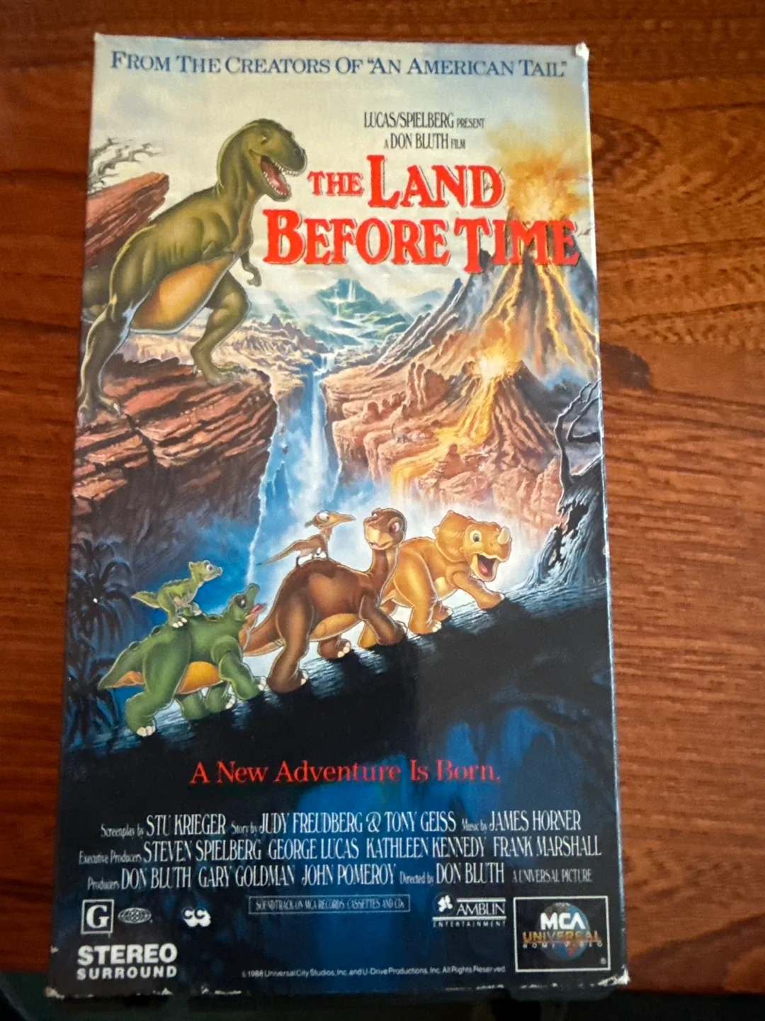 The Land Before Time VHS Tape