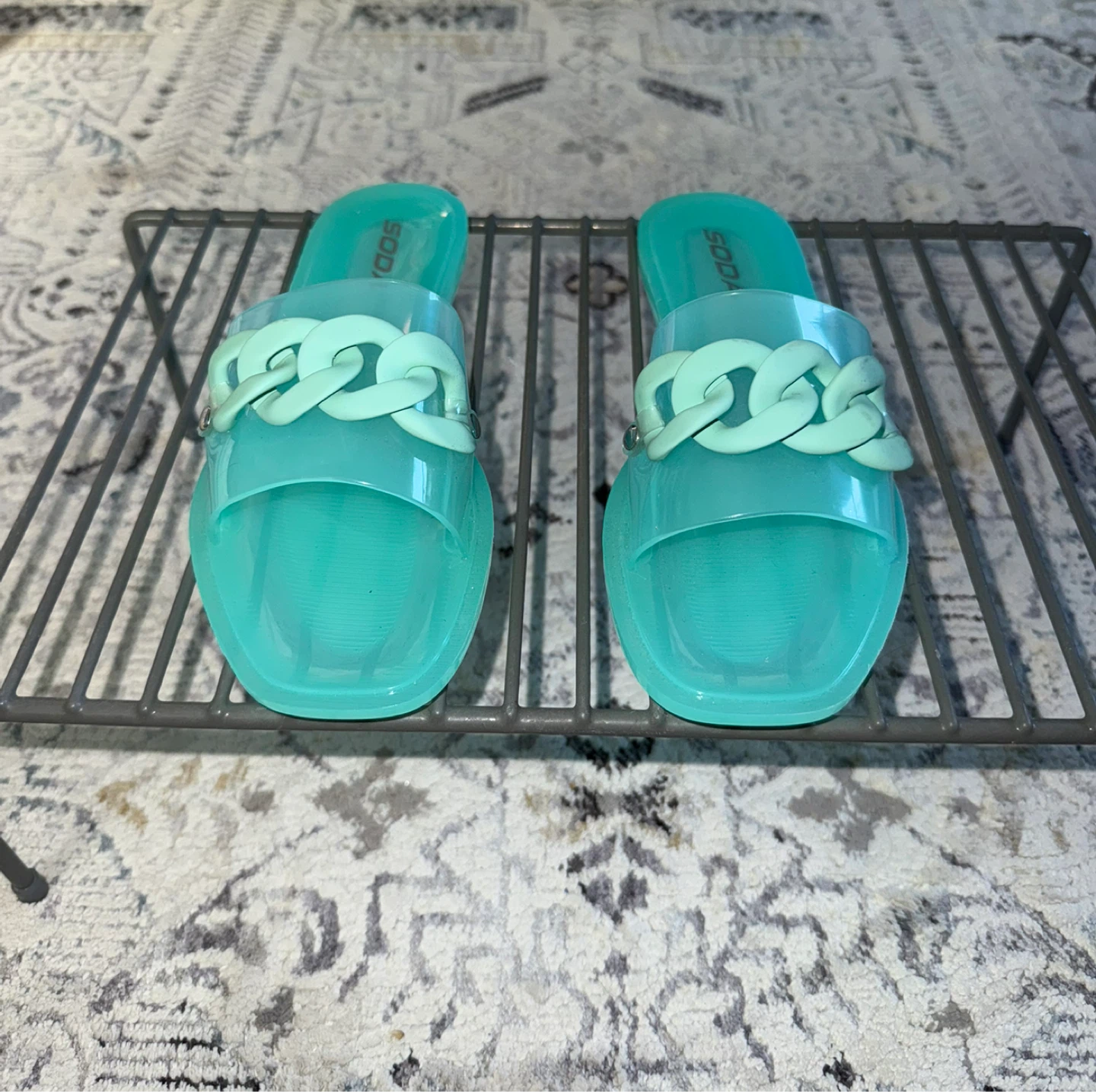 SODA Aqua Chain Slide Sandals - photo 2