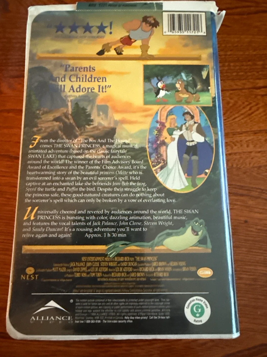 The Swan Princess VHS Tape image indicator(2)