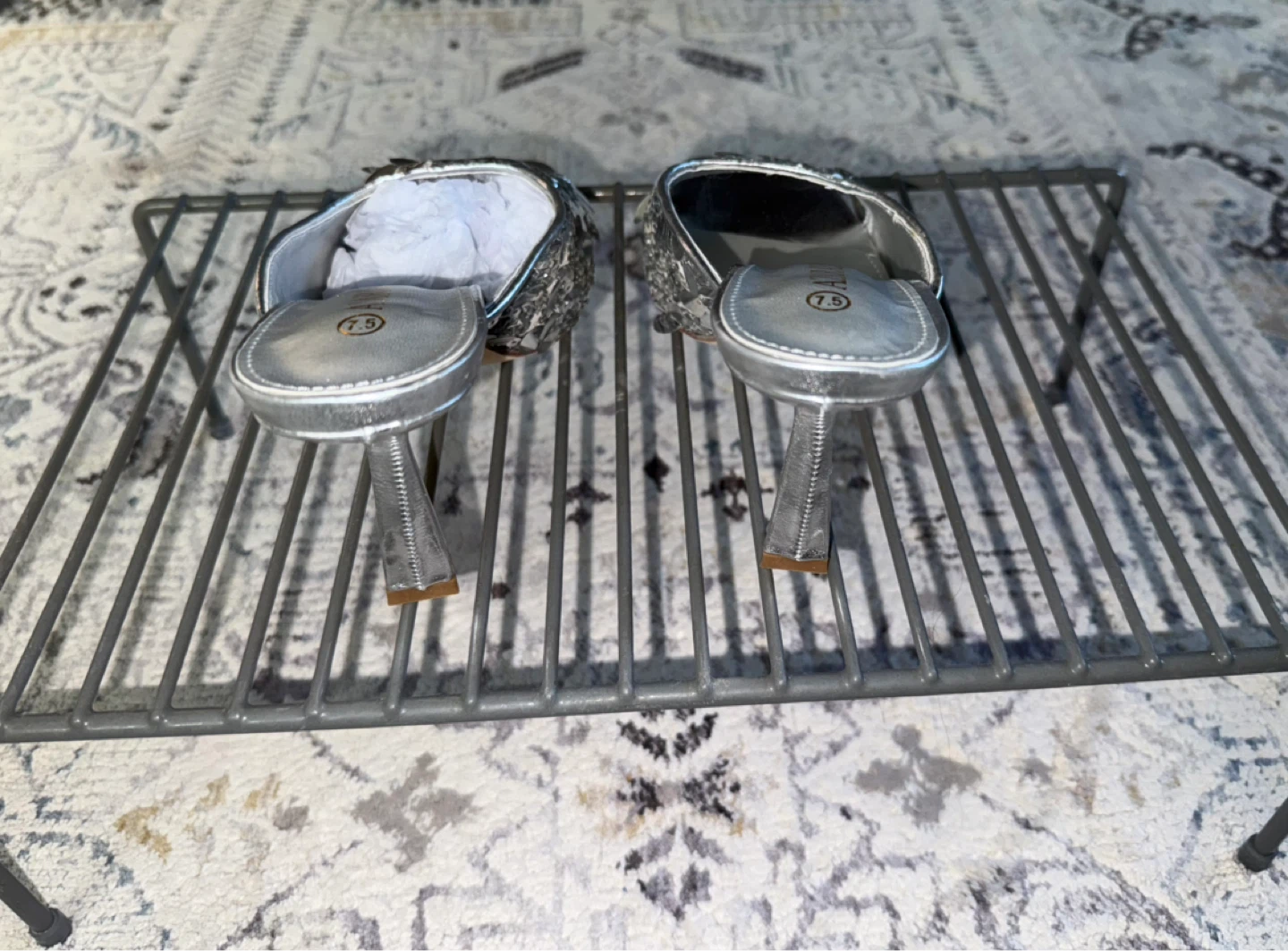 Azarayah Silver Heels - Size 7.5 - photo 3