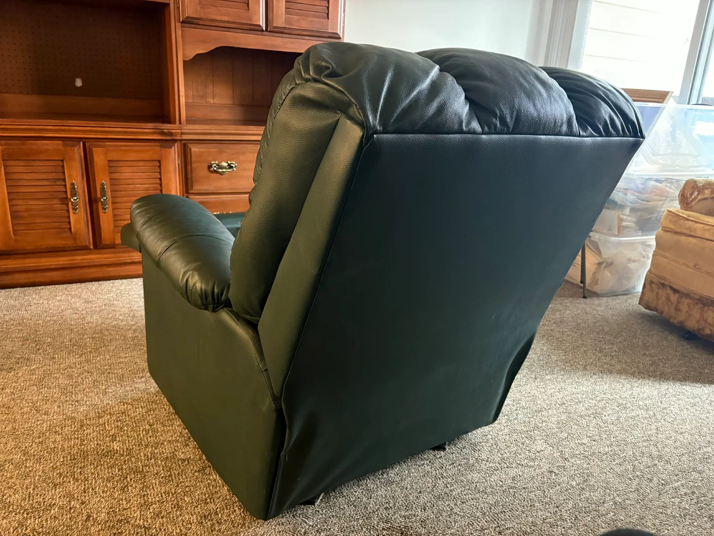 Green Maybe Leather Recliner Chair - photo 4