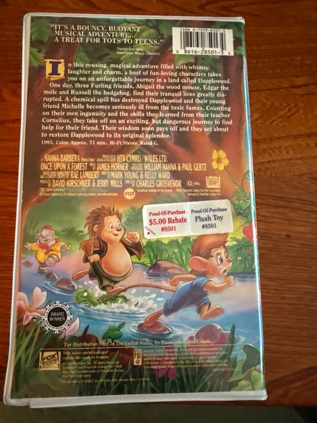 Once Upon A Forest VHS Tape image indicator(2)