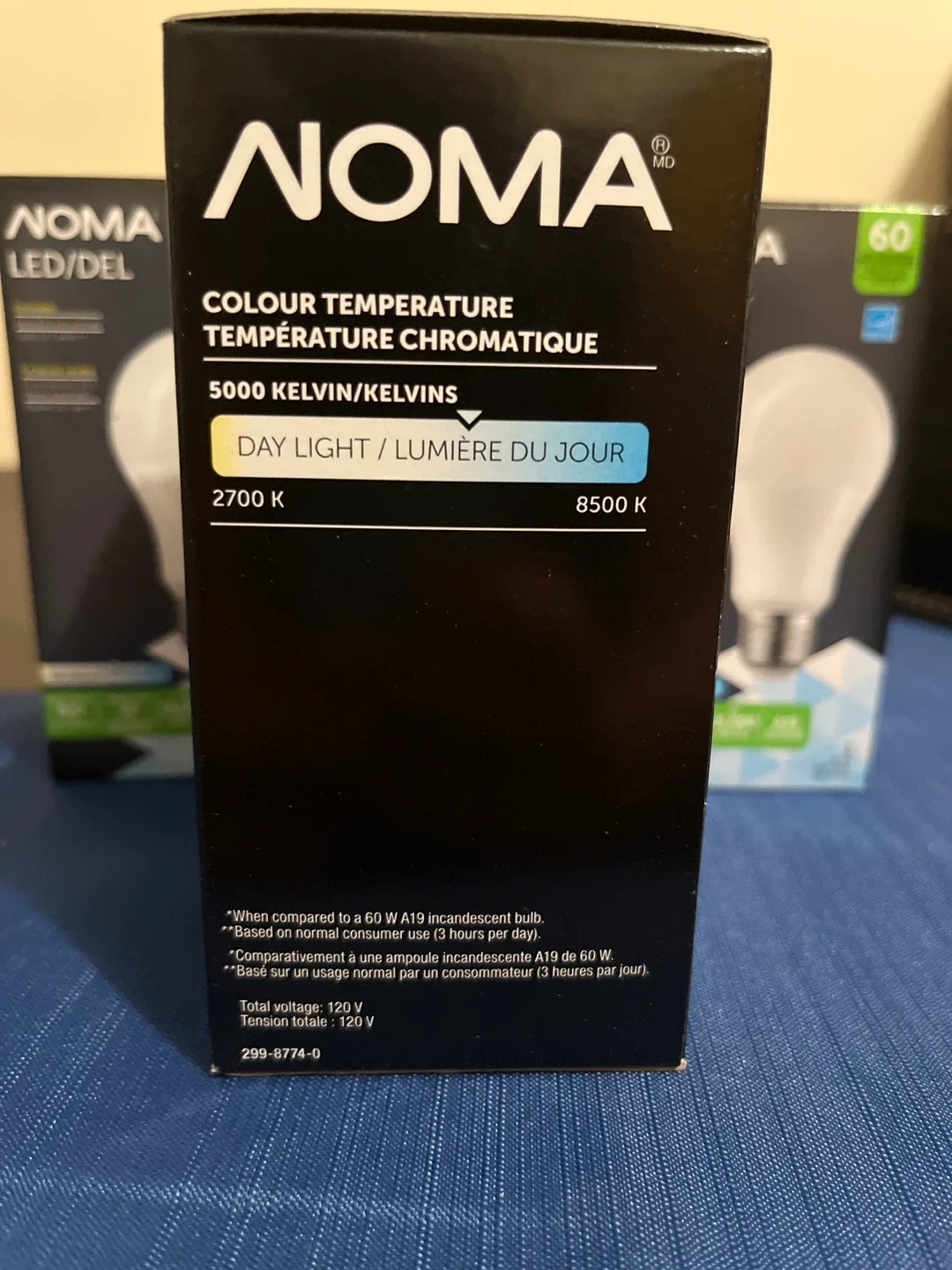 NOMA LED A19 Light Bulbs - 3 Pack image indicator(5)