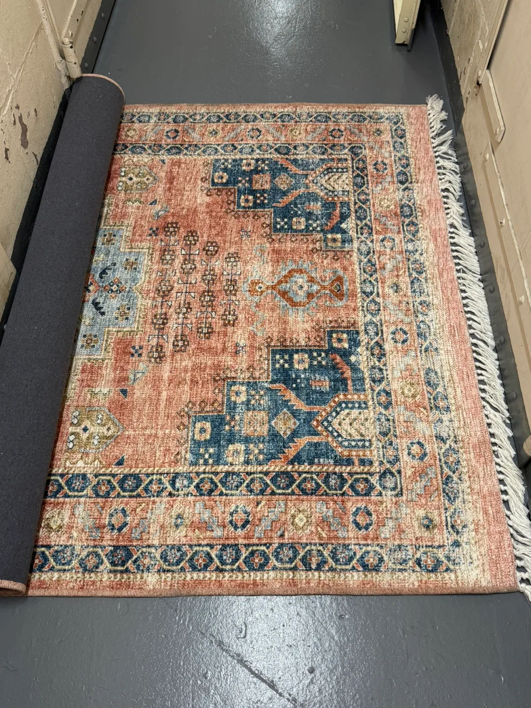 Fringed Medallion Area Rug thumbnail