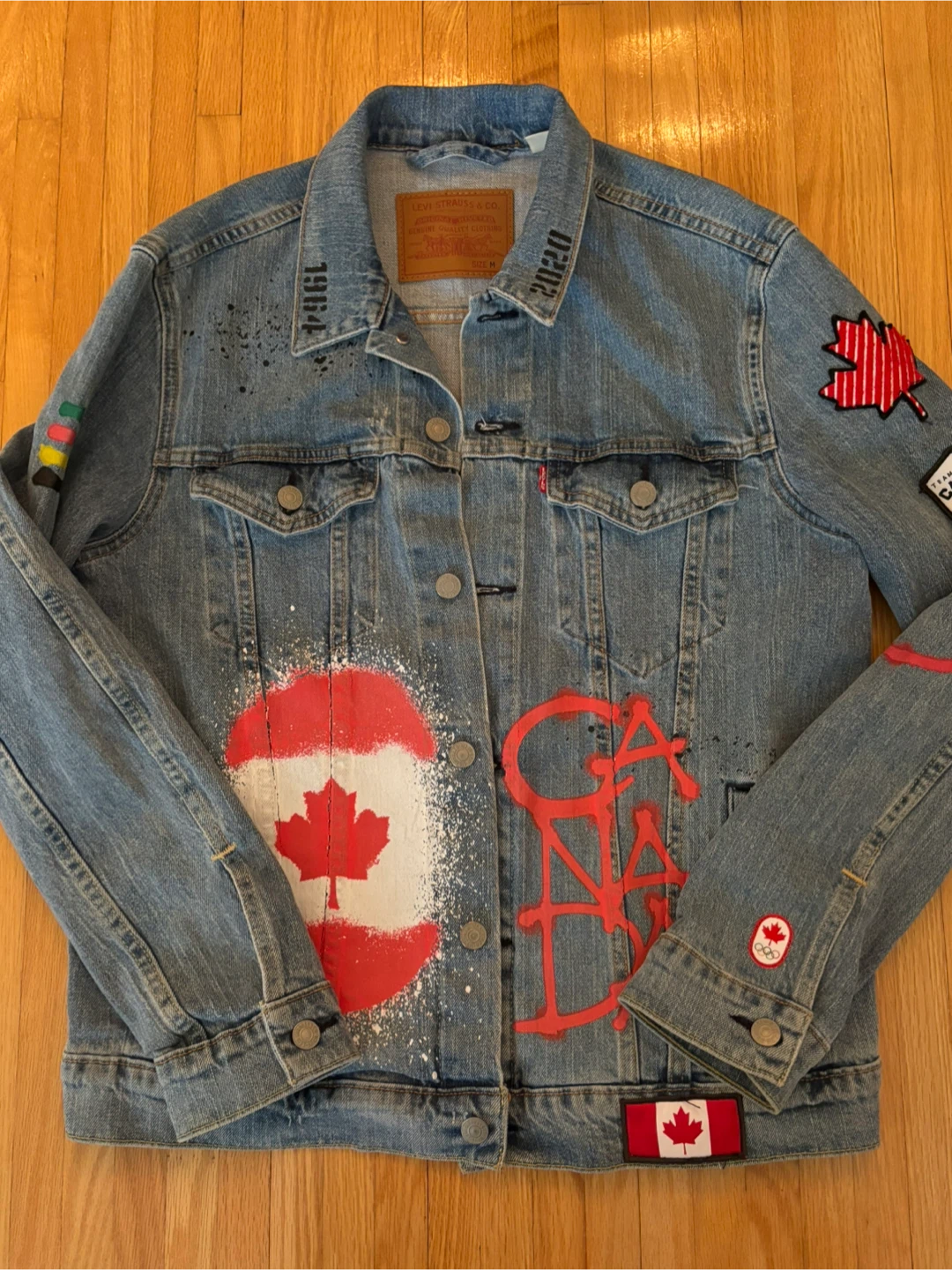 Team Canada Tokyo Olympics HBO Levi’s Jean Jacket - photo 4