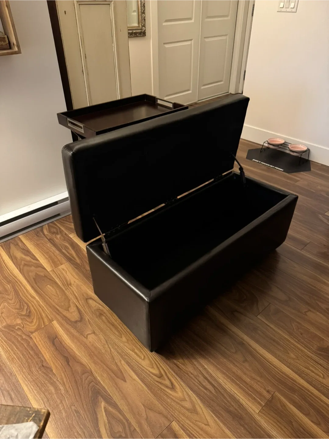 Storage Ottoman Bench - dark brown image indicator(4)