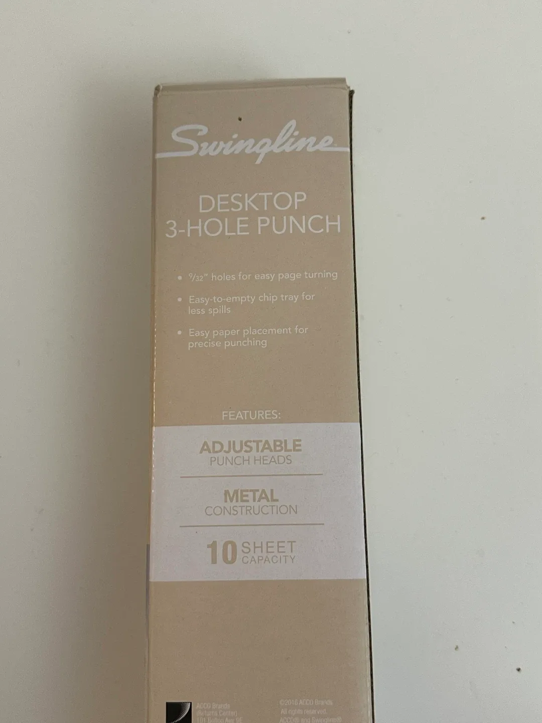 Swingline Desktop 3-Hole Punch image indicator(2)