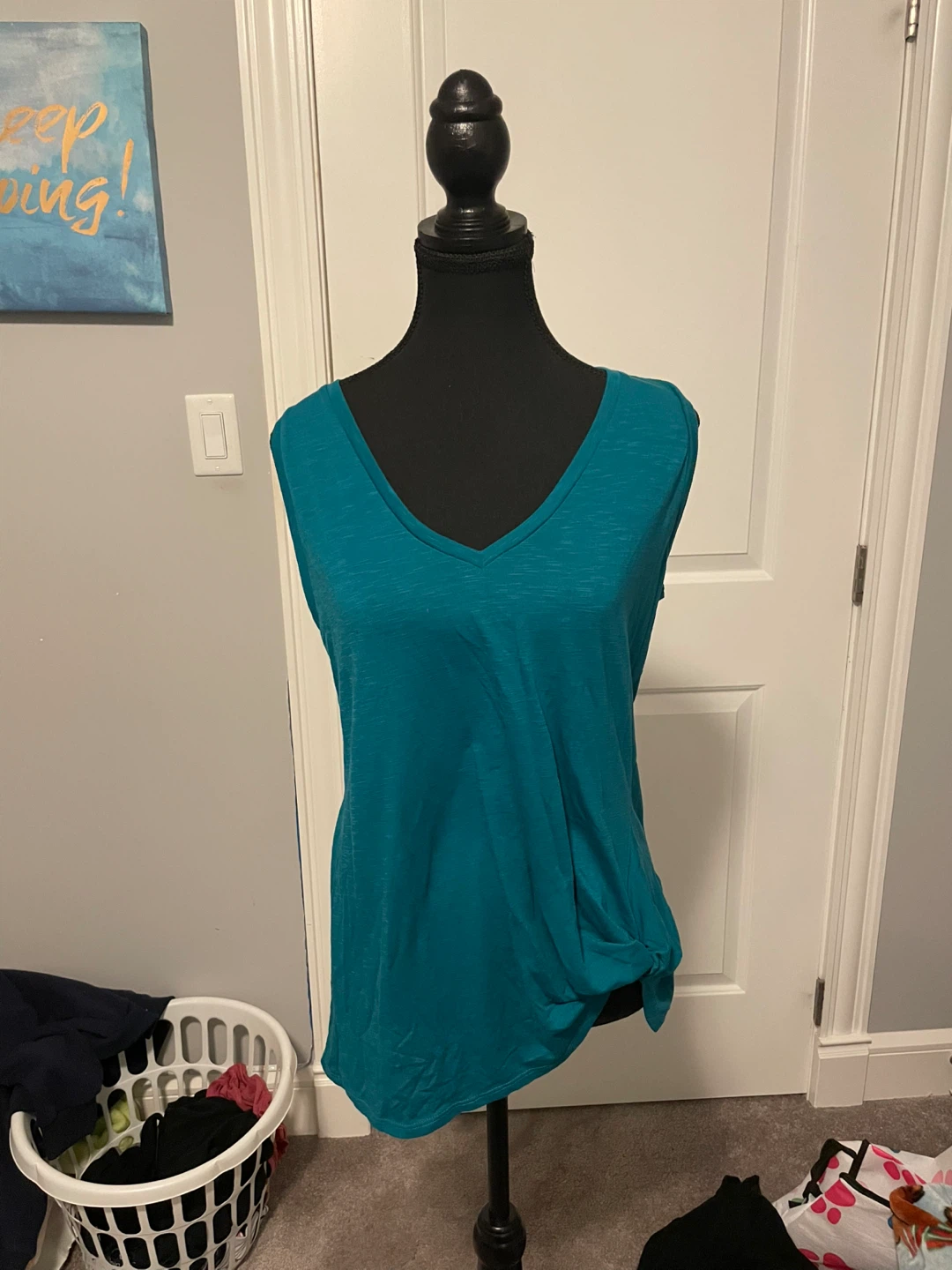 Teal Sleeveless Top - photo 3