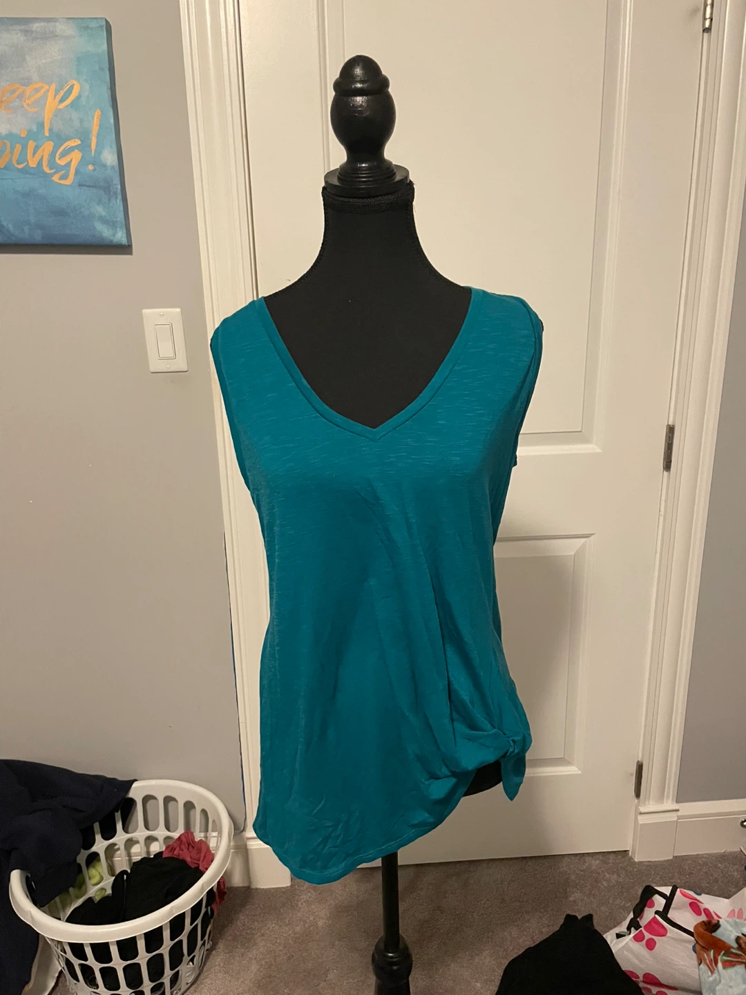 Teal Sleeveless Top - photo 2