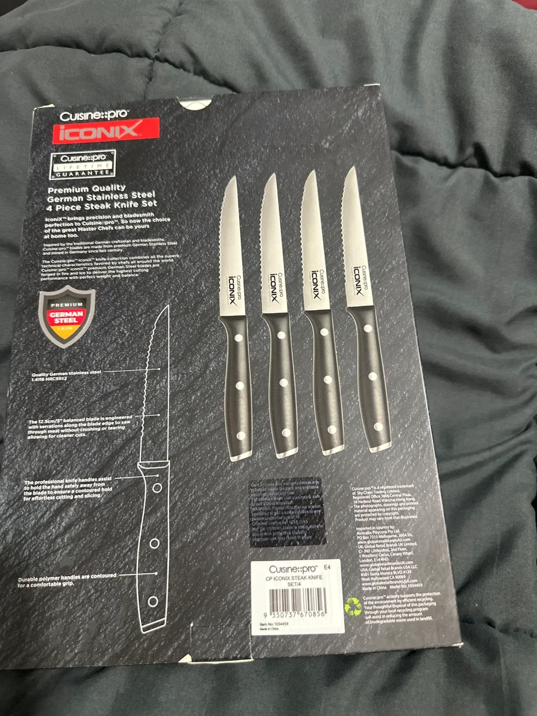 Cuisine::pro Iconix 4 Piece Steak Knife Set - New image indicator(2)