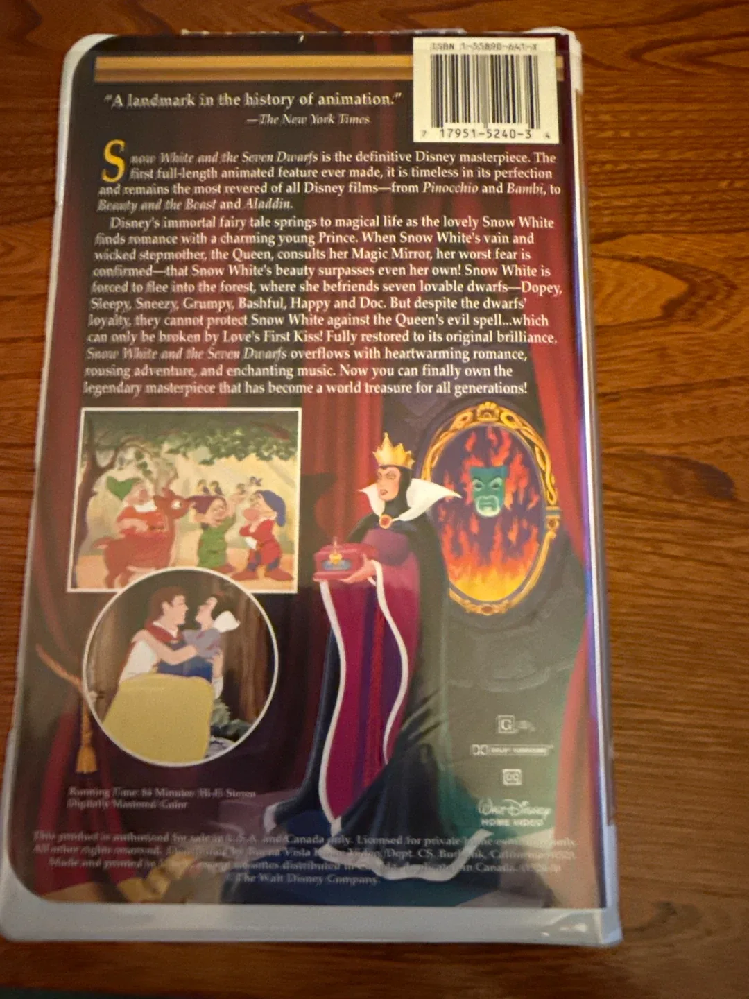 Snow White and the Seven Dwarfs VHS image indicator(2)