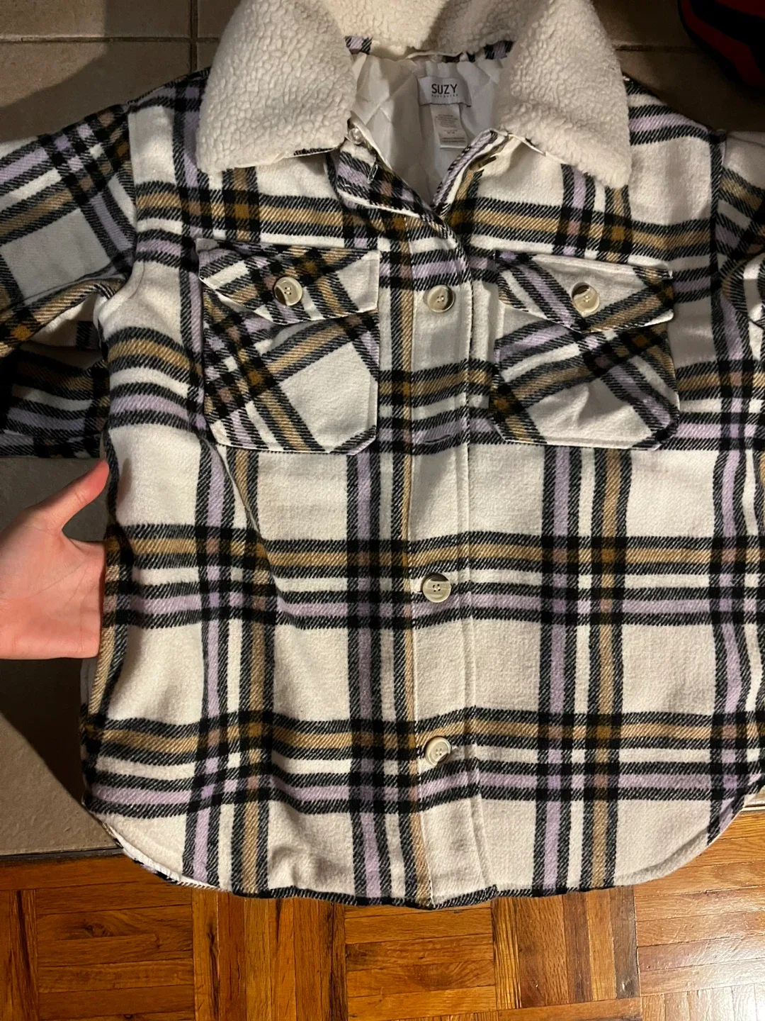 Suzy Shier Plaid Jacket - Size M image indicator(6)