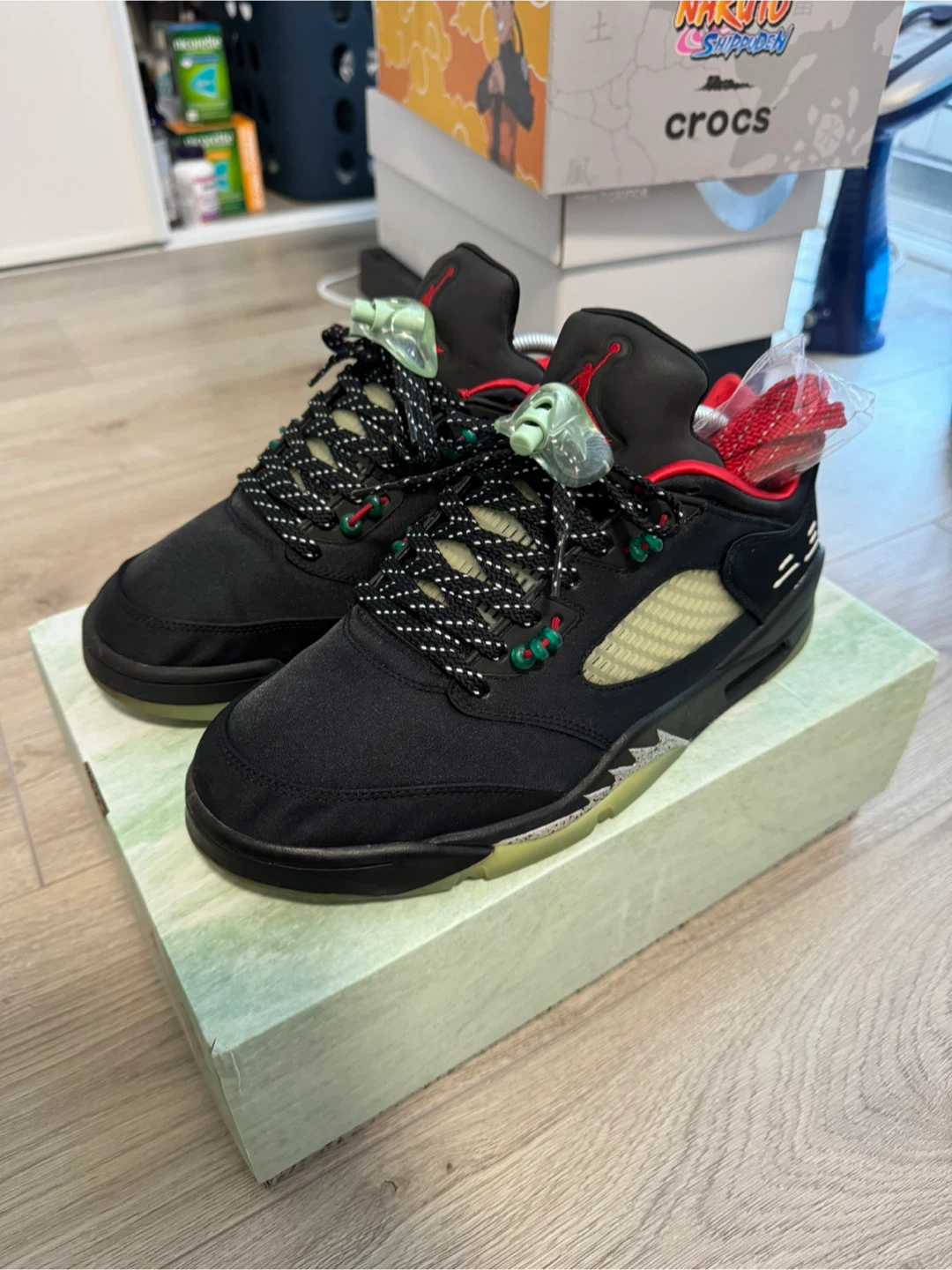 Jordan 5 Retro Low CLOT Jade - photo 2