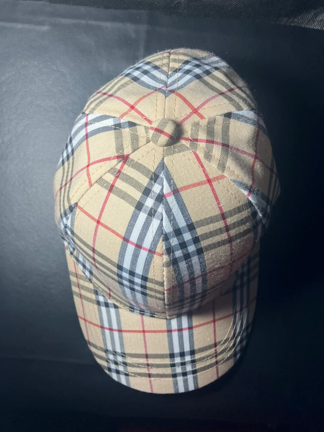 Burberry Plaid Baseball Cap image indicator(3)