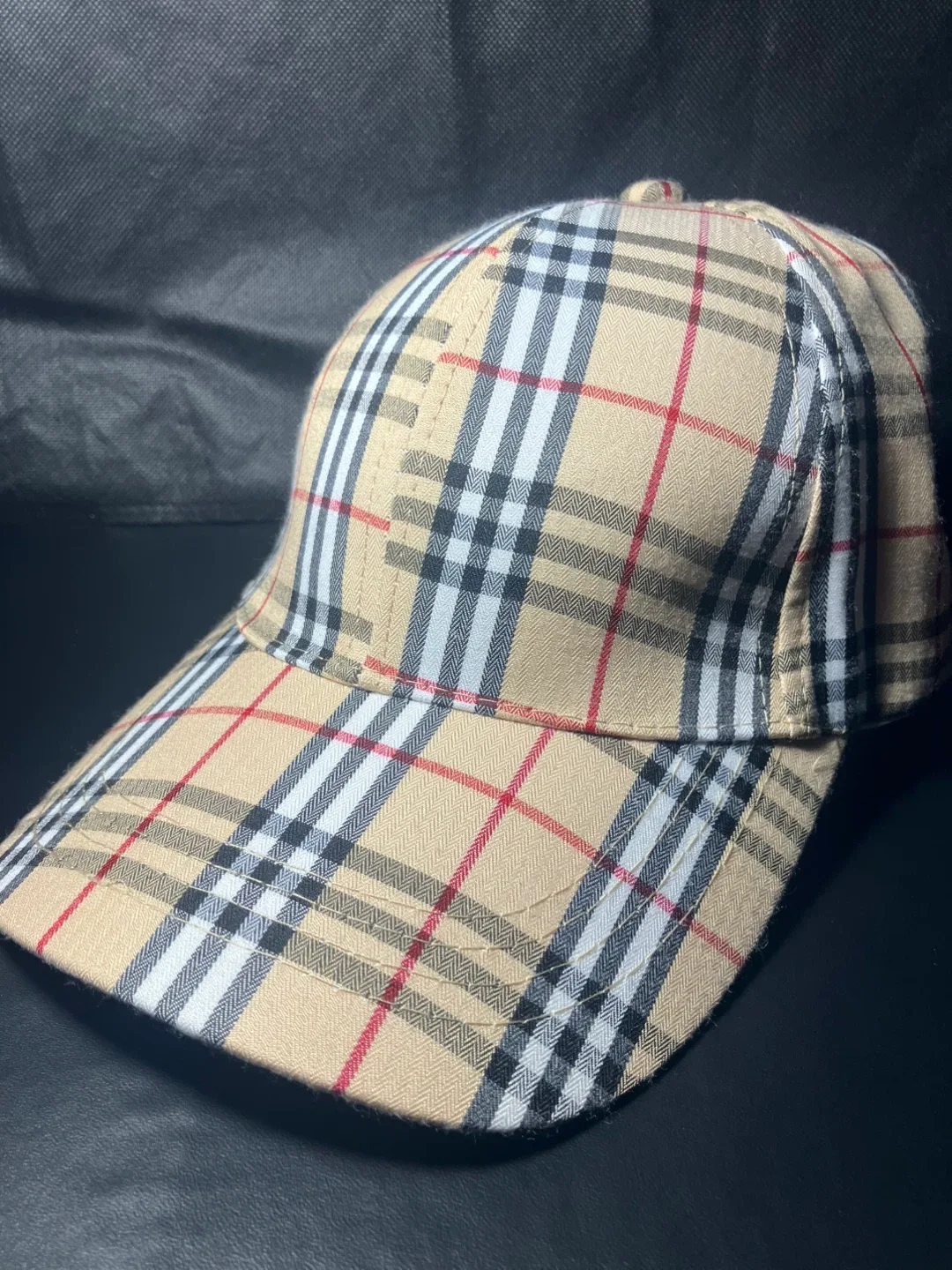 Burberry Plaid Baseball Cap image indicator(2)