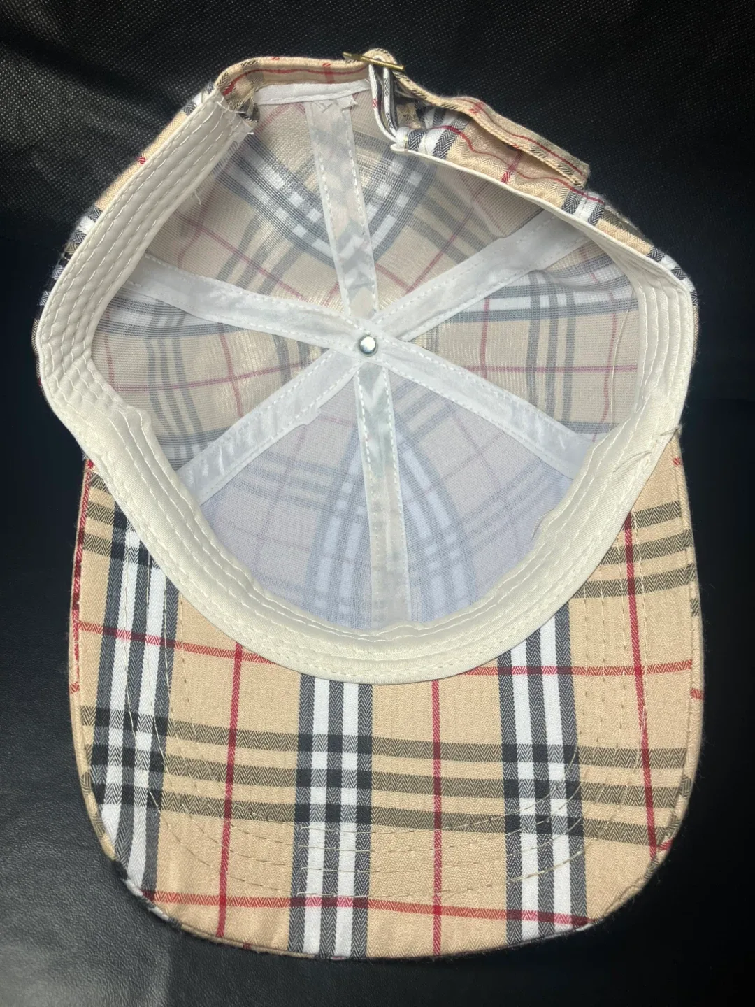Burberry Plaid Baseball Cap image indicator(4)