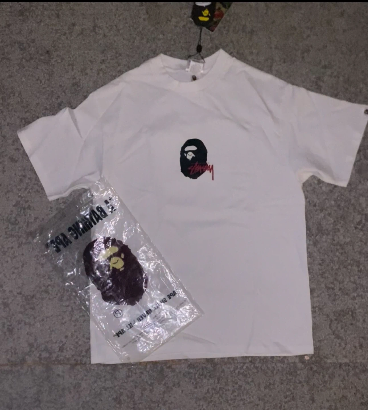 BAPE x Stussy White T-Shirt
