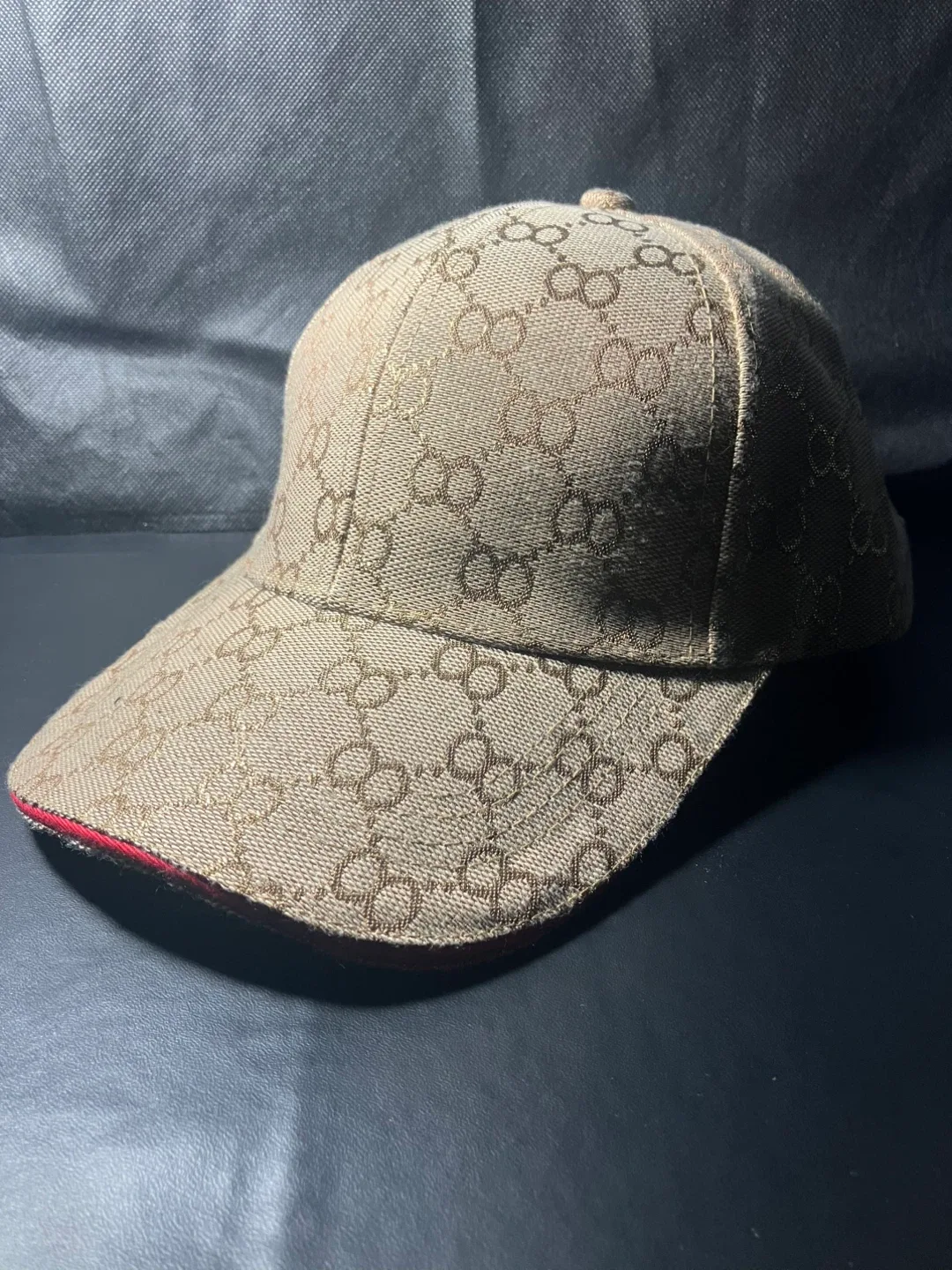 Gucci Beige GG Canvas Baseball Hat image indicator(2)