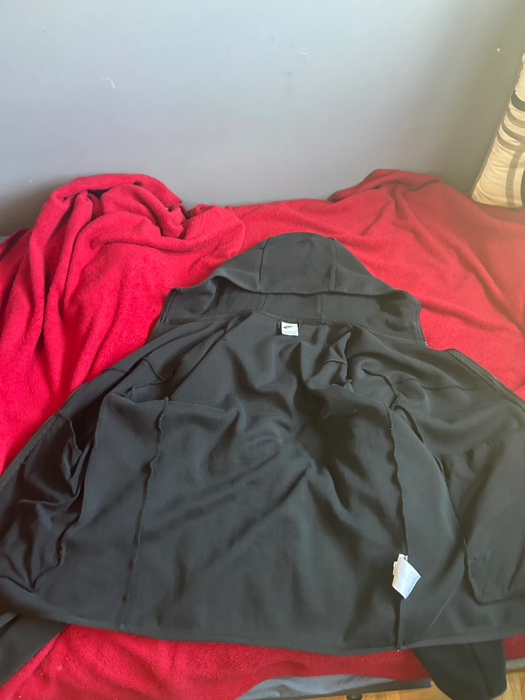 Nike Tech Fleece Hoodie - Black, Size M - photo 2