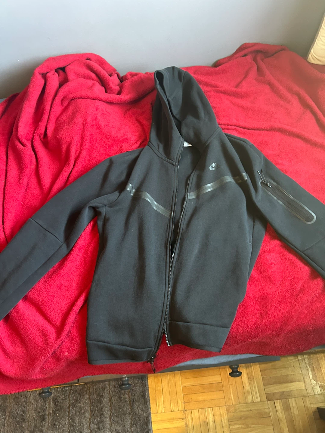 Nike Tech Fleece Hoodie - Black, Size M