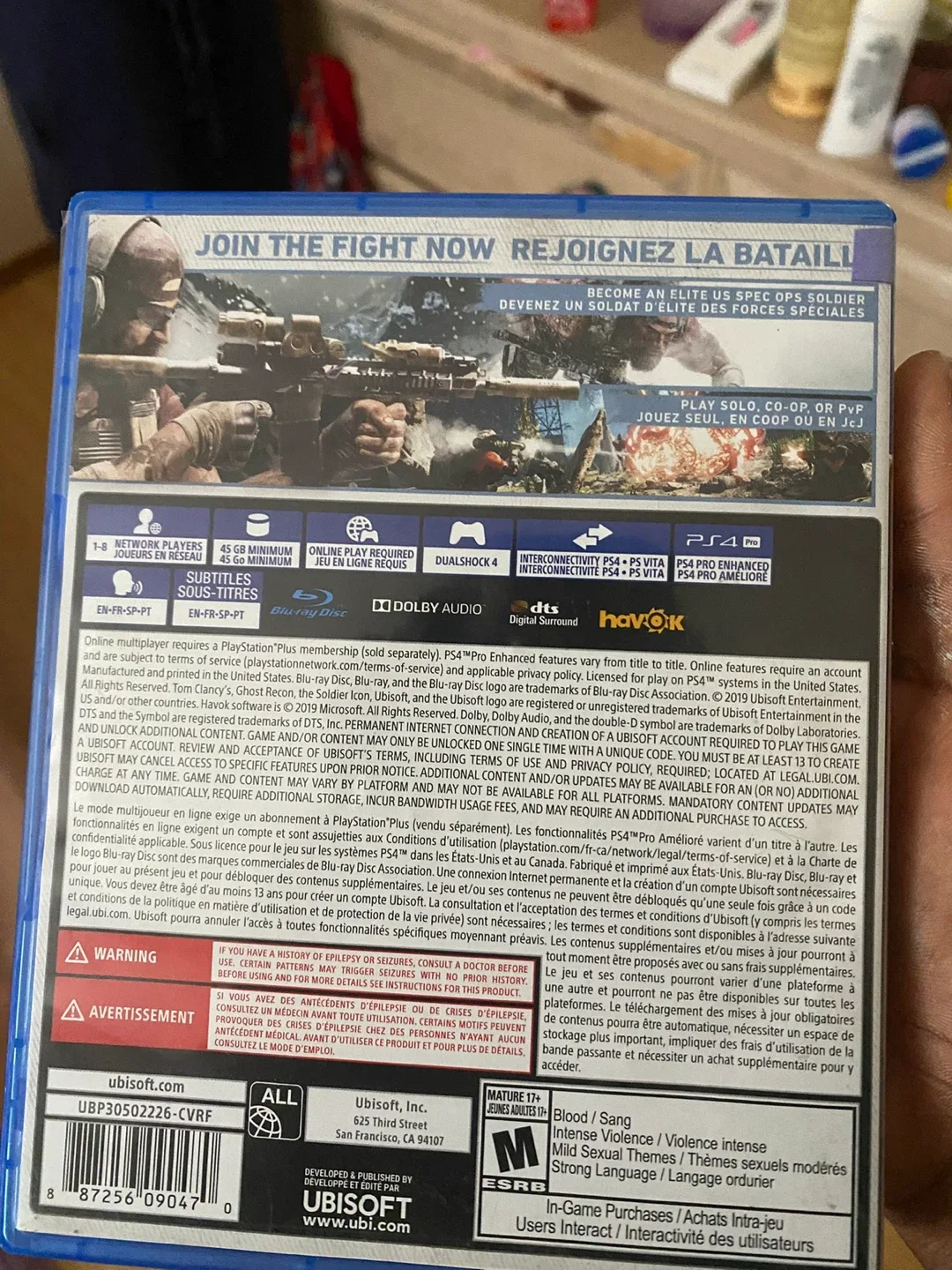 PS4 FIFA 20 & Tom Clancy's Ghost Recon Breakpoint image indicator(6)