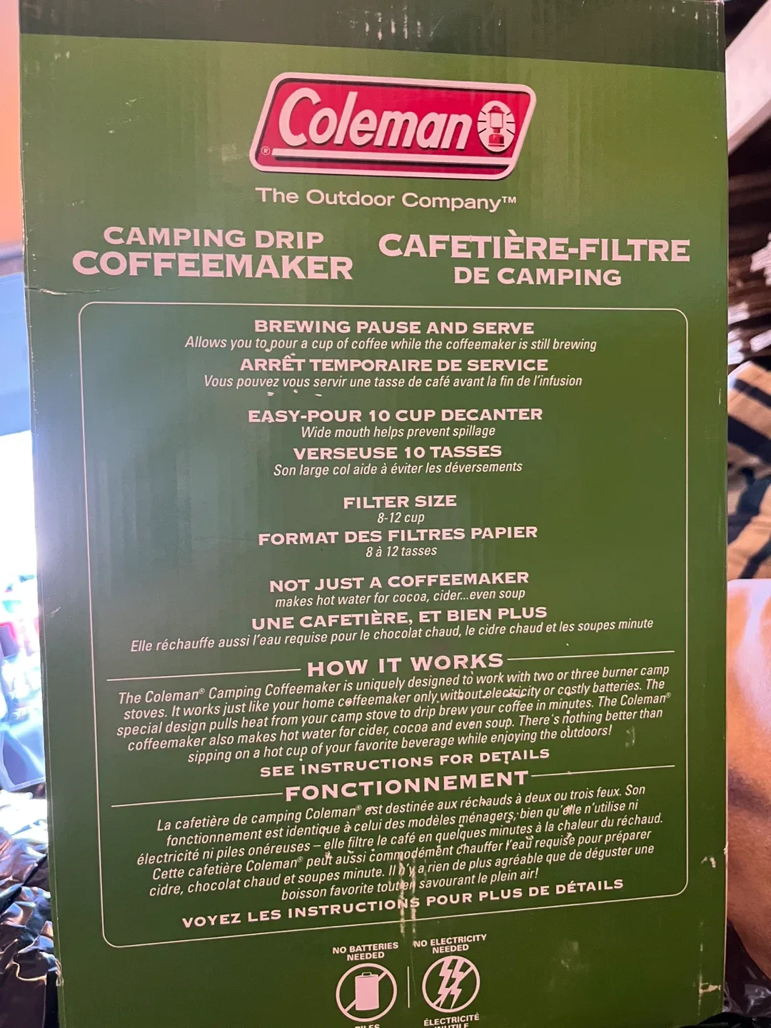 Coleman Camping Drip Coffeemaker image indicator(2)