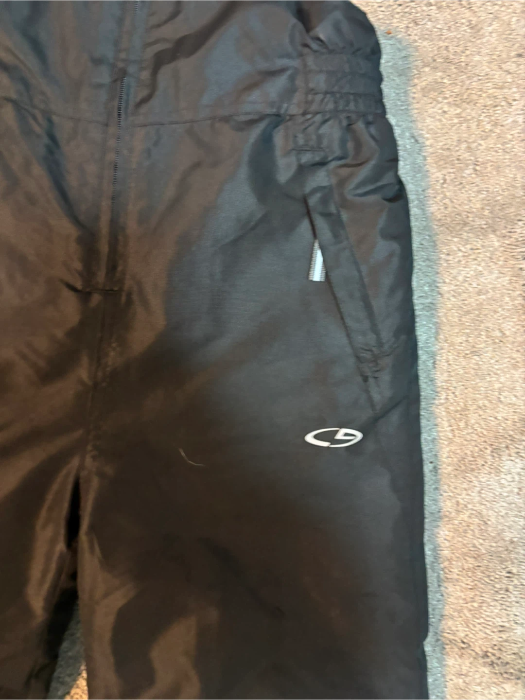 Champion Black Snow Bib - Size M/M (8-10) - photo 2