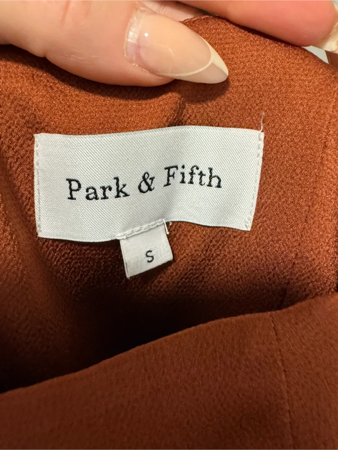 Park & Fifth Rust Dress - Size S image indicator(3)