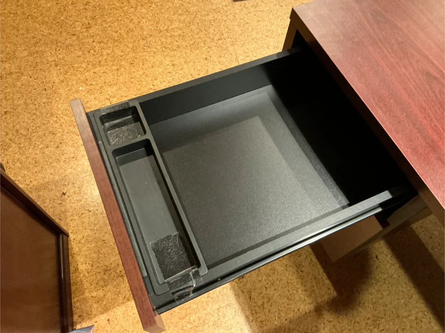 Wooden Office Desk with Drawers image indicator(4)