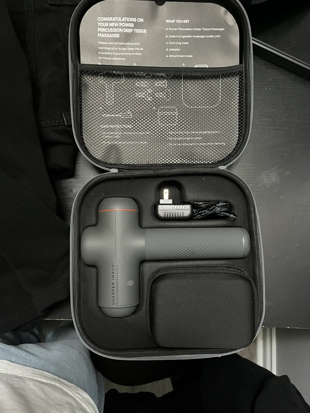 Sharper Image Percussion Deep Tissue Massager image indicator(2)