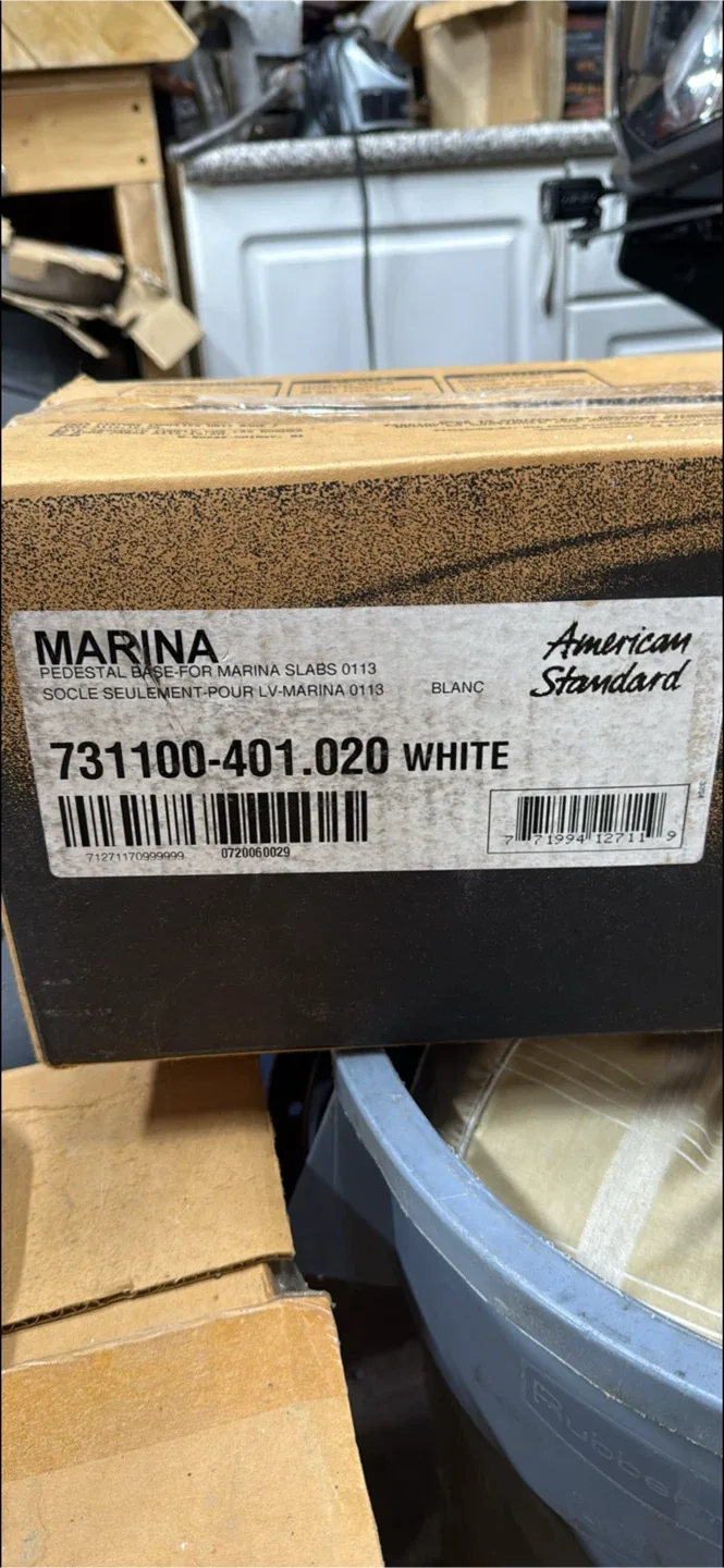 American Standard Marina Pedestal Sink - White image indicator(4)